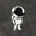 thumbnail image 2 of Dalix Astronaut Embroidered Fleece Hoodie Mineral Wash Long Sleeve Sweatshirt Mens in Gray XL X-Large, 2 of 5