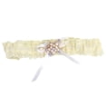 thumbnail image 4 of de Encaje para Novia Perla Liga de Baile Elástica Liga de Piernas para Mujer Yuyangstore Liga de novia de la boda, 4 of 8