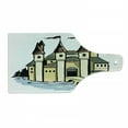 thumbnail image 1 of Castle Cutting Board, Fantasy Land Historic Fortress Illustration, Decorative Tempered Glass Cutting and Serving Board, in 3 Sizes, by Ambesonne, 1 of 2
