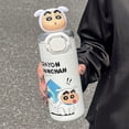 thumbnail image 3 of Crayon Shin-chan Taza Termo de Paja para niñas, Taza de Agua de Acero Inoxidable para niños 304 de Nuevo Estudiante de Primaria de Aspecto Alto, portátil, 3 of 5