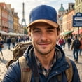 thumbnail image 6 of TOPTIE 5 Panel Baseball Cap Suedette Front Mesh Back Adjustable Unisex Snapback Hat-Camel, 6 of 8