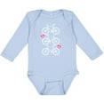 thumbnail image 3 of Inktastic Biking Bicycle Silhouette Girls Long Sleeve Baby Bodysuit, 3 of 5