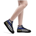 thumbnail image 5 of Military Police High Top Canvas Shoes Sneakers Black Size 9.5, 5 of 7