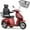 Red, variant on QEASET 3 Wheels Mobility Scooter For Seniors, Adults, Handicapped