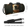 thumbnail image 2 of Easygdp Modern Cute Dog Bolsa de Viaje, Bolsa de Mano, Bolsa de Gimnasio, Bolsa de Equipaje para Viaje, 2 of 6