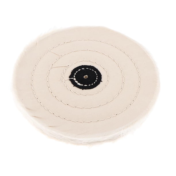 Rueda De Pulido De 8 Pulgadas, 1/2″ De Orificio – Algodón Extra Grueso Para Pulir Metales