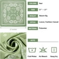 thumbnail image 4 of Head Scarf for Women Like Silk Scarf Hair Scarf Printed Square Scarf Bandanas for Women 27 Inches, 4 of 5