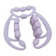 thumbnail image 5 of Rodillo de masaje relajante muscular de 24 ruedas para fascia, equipo para deportes de interior violeta, 5 of 8