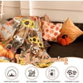 thumbnail image 6 of Fall Highland Cow Blanket Fall Blanket Autumn Pumpkin Sunflower Cow Gifts Throw Blanket Thanksgiving Decor Autumn Harvest Flannel Blankets for Couch Sofa Bedroom Cow Lovers 60"x50", 6 of 6