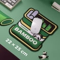 thumbnail image 5 of Little Bear Hall Bamboo Silicone Mouse Pad Memory Foam Keyboard Hand and Wrist Pad Oversized Mouse Pad, 5 of 5