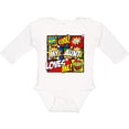 thumbnail image 3 of Inktastic My Aunt Love Me Boys or Girls Long Sleeve Baby Bodysuit, 3 of 5