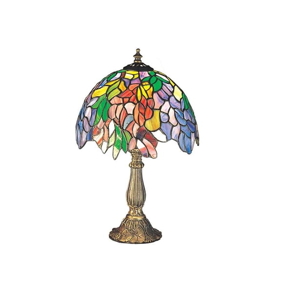 Meyda Tiffany Tiffany 15.5'' H Table Lamp with Bowl Shade