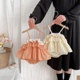 thumbnail image 2 of Ropa de verano para niñas de 0 a 2 años, mono con tirantes bonitos de encaje en capas, camisola para niños pequeños, falda de una pieza para bebé 2025, 2 of 6
