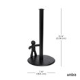 thumbnail image 3 of Soporte para toallas de papel UMBRA Buddy Black Soft-Touch 32 cm, 3 of 6