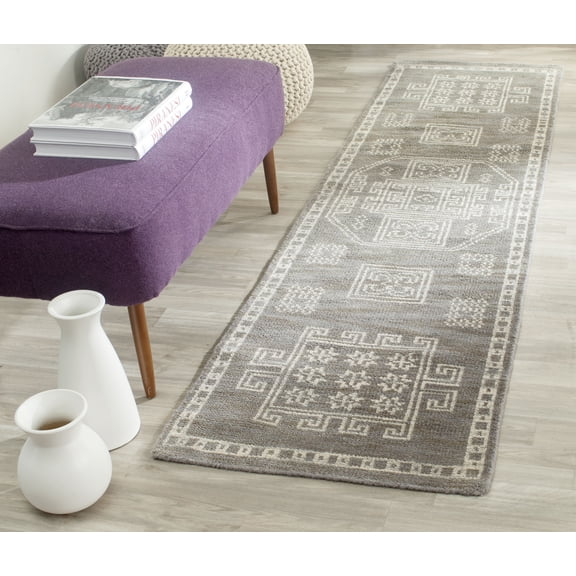 Safavieh Kenya Elmer Geometric Runner Rug, Gray, 2'3" x 8'