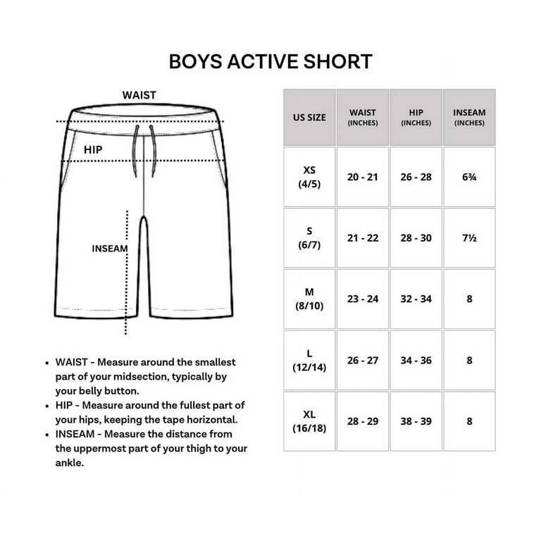Real Essentials Boys' 5-Pack Mesh Active Athletic Performance