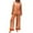 Orange1, variant on Wang6 Women's Satin Silk Pajamas Sets Soft 2 Piece Long Sleeve Pjs Sets V Neck Button Shirts Wide Leg Pants Ladies Loose Fit Floral Printed Sleepwear Lounge Sets Black1 XL