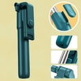 thumbnail image 3 of Portable Selfie Stick, Handheld Tripod with Detachable Wireless Remote and Mini Selfie Stick - 0.7m, 3 of 5