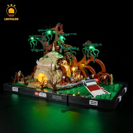 LIGHTAILING Led Light Kit for Legos Star Wars Dagobah Jedi Training Diorama 75330 Building Blocks Model(Not Include the Building Model)