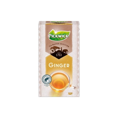 Pickwick Tea Master Selection Ginger Herbal Tea 25ct