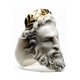 thumbnail image 5 of Mitología Medusa Zeus Anillo Vintage Escultura Reina Anillo Regalos Para Mujeres Y Hombres Serendint AP006396-04, 5 of 6