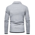 thumbnail image 4 of PuLe Rugby Shirt 2024 Winter Long Sleeve Shirt for Men Trendy Collared Performance Golf Shirt Classic Workwear Office Slim Blouse, 4 of 7