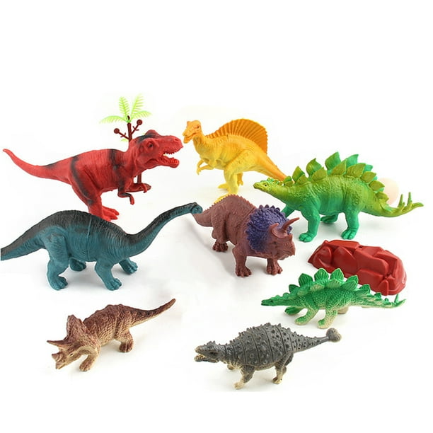Grand Petit Mini Dinosaures Modèle Jouets Figurines Dinosaure Oeufs Enfants  Jouet Cadeau 