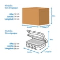 thumbnail image 4 of Panini Grill Hamilton Beach Antiadherente Ajustable de 2 Rebanadas 25462MN Roja, 4 of 6