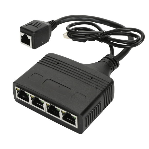 To Ethernet Splitter 1 To 4 High Speed 1000Mbps RJ45 1 To 4 Gigabit Splitter 4 Device Simultaneous For Cat5 5e 6 7 8
