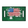 thumbnail image 2 of Whosucclay Distressed American Flag Golf Cart Seat Cover, Anti-Wear Breathable Protector for 2 Person Golf Cart Seat Anti-Fade Towel Blanket, 52.36"x 32.28", 2 of 7