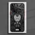 thumbnail image 1 of Funda de teléfono de dibujos animados de Marvel, Groot, Spiderman, para iPhone 14, 13, 11, 12 Pro Max, X, XS, XR, 7, 8, 6 Plus, Mini funda de silicona con marco mate para PC, 1 of 4