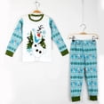 thumbnail image 2 of SAILEROAD-Conjunto de Pijama de algodón para niños, ropa de dormir de manga larga, para baile de Navidad y nieve, 2 of 4
