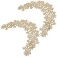 thumbnail image 4 of 2 Pcs Col en Dentelle Brodé Applique Florale Patchs Décor Col en Dentelle, 4 of 9