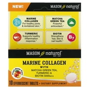 Mason Natural Hydrolyzed Collagen Effervescent Tablets - 10ct