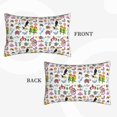 thumbnail image 2 of Fuzoiu Cartoon Wild Animals Print Fuzzy Pillowcases, Super Soft Pillow Case Cover with Zipper for Bedroom, Sofa, Couch,Cozy Pillow Shams for All Seasons-16"x24", 2 of 6