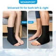 thumbnail image 4 of NOVASPORT Ankle Ice Pack for Injuries Reusable Ice & Hot Therapy Premium Hrydra Gel 360° Full Coverage for Sprained Ankle Injuries, Plantar Fasciitis Relief, Achilles Tendonitis-XL, 4 of 5