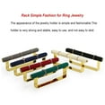 thumbnail image 3 of Ring Holder Rack Storage Rod Placement Show Display Stand Stander Charm Showing Packaging Bracelet Tools Organizer 1076-Creamy White, 3 of 9