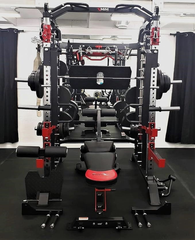 MiM USA Hercules 1001, Commercial All in One Gym Machine, Complete Attachments, Lifetime Warranty