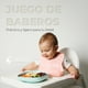 thumbnail image 2 of Baberos para Bebe de Silicona Impermeables con Bolsillo Contenedor de Alimentos Set de 2 Piezas Rosa, 2 of 5