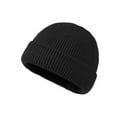 thumbnail image 2 of LAVA 2 Pcs Fishermen Beanie Hats for Women Men Winter Knitted Warm Skull Caps (Black), 2 of 9