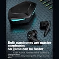 thumbnail image 4 of P36 In-Ear Earphones BT 5.2+EDR Gaming Headphones True Wireless Earbuds with 13mm Dynamic Driver/SBC&AAC Audio Decoding/HiFi Stereo Sound/Noise Canceling/45ms Low Latency /Binaural Design Headsets, 4 of 9