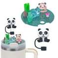 thumbnail image 1 of Compatible With Cup Lid Accessory Charm Cup .0 Accessory Charm 30 Oz 40 Oz With Silicone Cap For Insulated Mugs Reusable Straw, 1 of 3