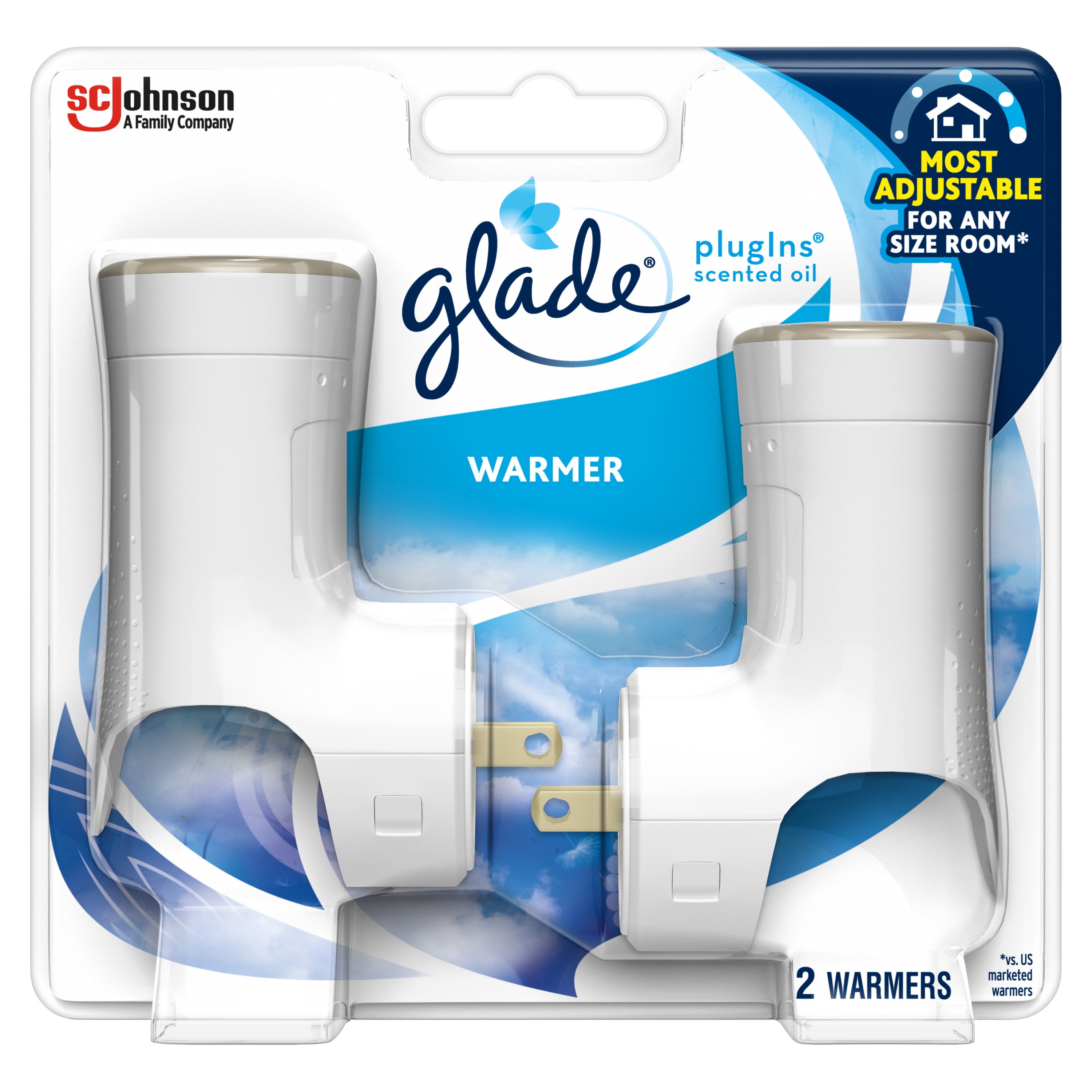 Glade PlugIns Warmer 2 CT, Scented Oil Air Freshener