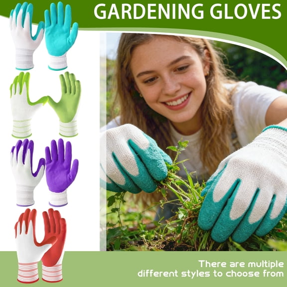 Gardening Gloves for Women – Breathable Coated Work Gloves,Thorn Resistant for Planting,Weeding,Digging,Hand Protection