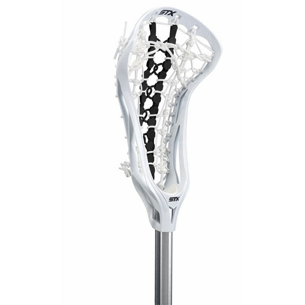 STX Lacrosse Women's CRUX 300 Complete Stick White Head with Black