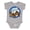 AC-Heather Grey, variant on 250th Years of the U.S.A. Fourth of July American Bald Eagle Boys or Girls Baby Bodysuit