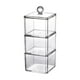 thumbnail image 2 of Caja Organizadora de Discos Desmaquillantes de 3 Niveles con Tapa, Transparente, Apilable y Resistente Al Agua., 2 of 7