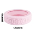 thumbnail image 3 of Housses de Roues en Silicone 4 Pack Protecteurs de Roues de Bagages 2.64x5.09 Pouces Réduction de Bruit Universelles pour Valises Roulettes de Chaise de Bureau Absorption des Chocs Silencieuse, 3 of 3