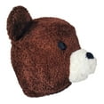 thumbnail image 4 of Plush Brown Bear Mascot Head Bear Head Mask Adult, 4 of 4