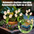 thumbnail image 4 of Solar LED Flower Lamp Outdoor Garden Light Sunflower Decor Waterproof Solar Powered Auto On Off Easy Install Stake Design, Weather Resistant Decor, for Yard Garden Patio Walkway Events, 4 of 6